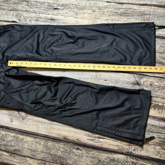 Slalom Snow Black Cargo Flare Pants Women Size Medium - Picture 5 of 10
